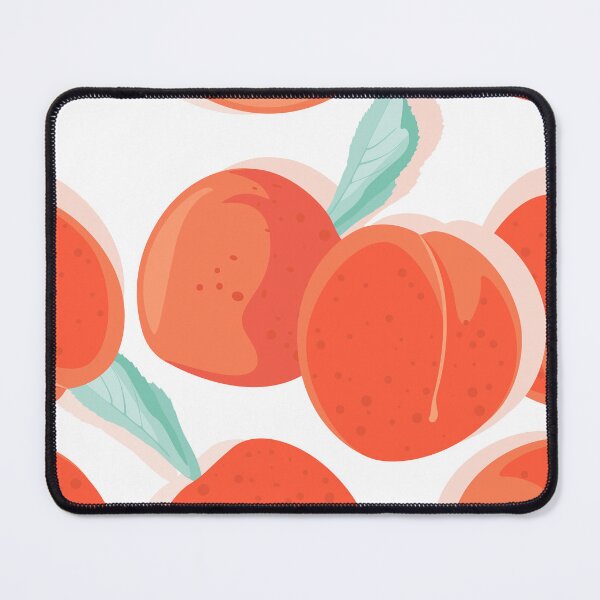 Item preview, Seamless peach pattern with fruits. designed and sold by MatyKotiv.