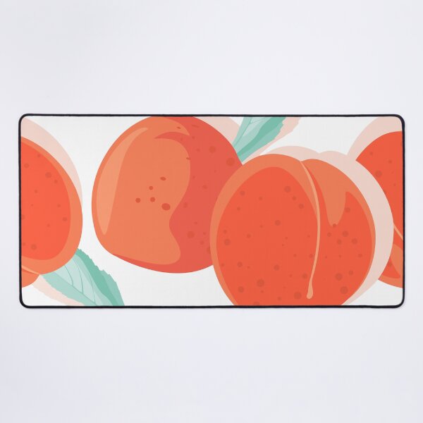 Item preview, Seamless peach pattern with fruits. designed and sold by MatyKotiv.