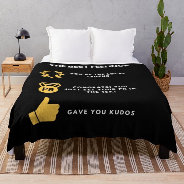 Item preview, THE BEST FEELINGS: You're the Local Legend Congrats! You just set your PR in the 15K! gave you kudos designed and sold by inawonderland.