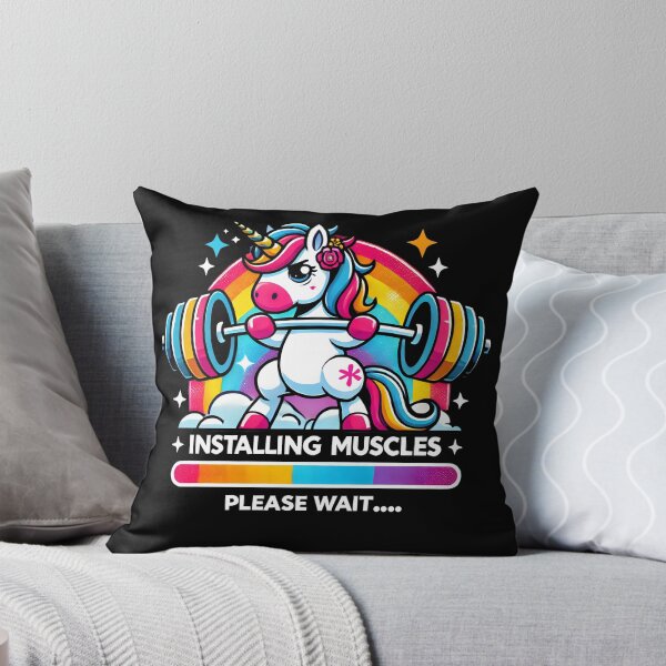 Item preview, Weightlifting Unicorn Rainbow Gym Design – Fitness and Magic Combined designed and sold by DrawHandArt.