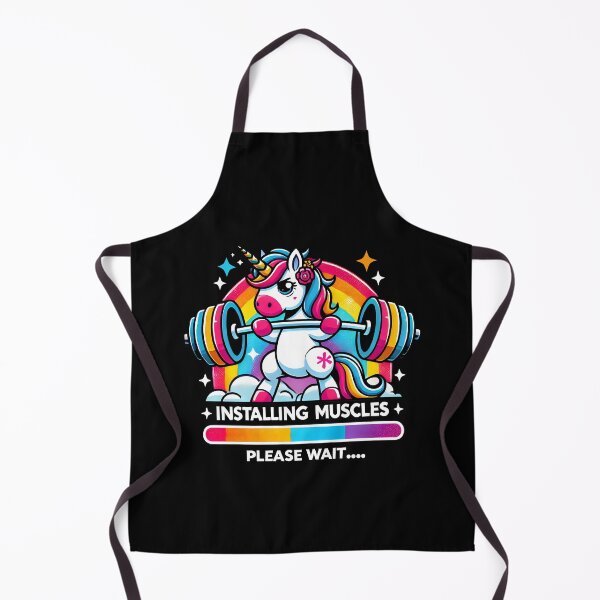 Item preview, Weightlifting Unicorn Rainbow Gym Design – Fitness and Magic Combined designed and sold by DrawHandArt.