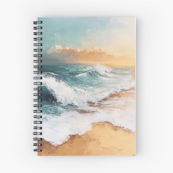 Item preview, A beach with waves designed and sold by posterwerk.