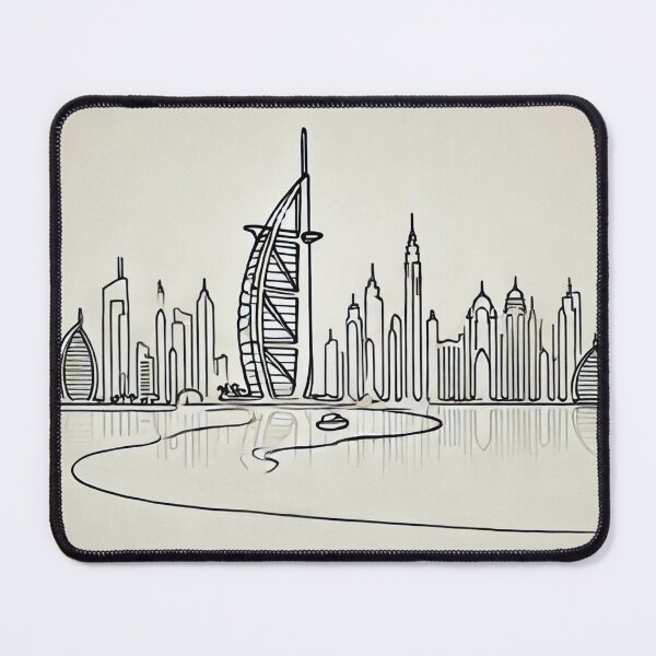 Item preview, Dubai Sky Line designed and sold by VHSVIBES.