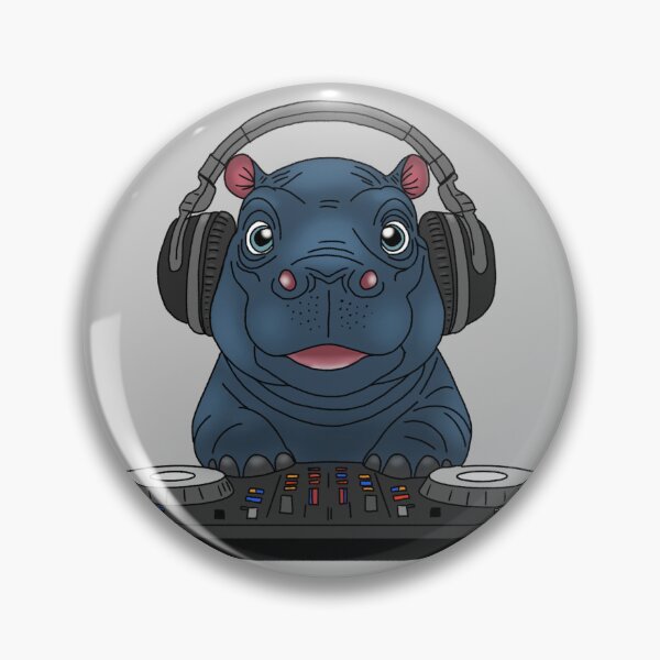 Item preview, DJ hippo designed and sold by Klaus-y.
