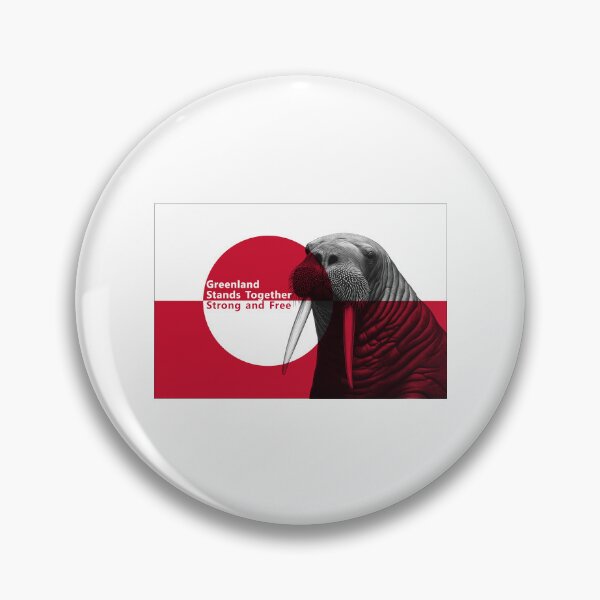 Item preview, Greenland Stands Together Strong and Free designed and sold by LogosMachina.