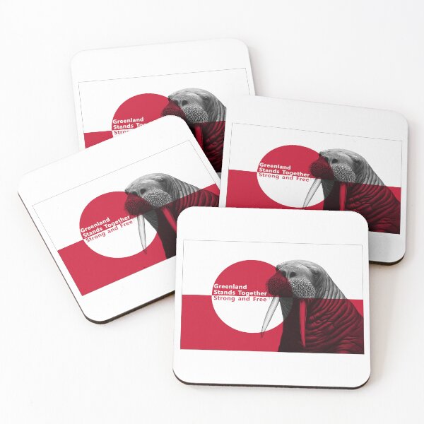 Item preview, Greenland Stands Together Strong and Free designed and sold by LogosMachina.