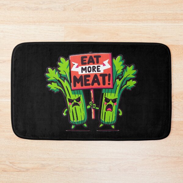 Item preview, EAT MORE MEAT, funny gift for meat lovers  designed and sold by FelkMariShop.