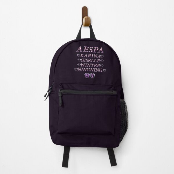 Item preview, Aespa Group Members Y2K Preppy Purple Collage Design designed and sold by HELL0WBELLO.