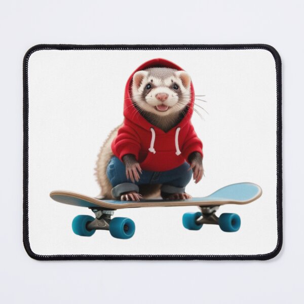 Item preview, Ferret Skateboarding designed and sold by PeggyMacStudio.
