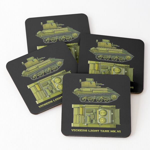 Item preview, Vickers Light Tank Mark VI WW2 British Tanks Diagrams designed and sold by MilitaryMart.