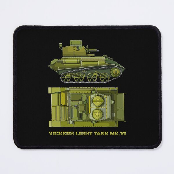 Item preview, Vickers Light Tank Mark VI WW2 British Tanks Diagrams designed and sold by MilitaryMart.