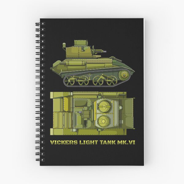 Item preview, Vickers Light Tank Mark VI WW2 British Tanks Diagrams designed and sold by MilitaryMart.
