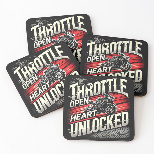 Item preview, Throttle Open, Heart Unlocked - Ride Free  designed and sold by mojorisintees.