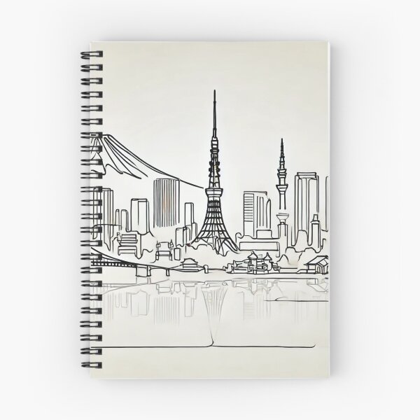 Item preview, Tokyo skyline  designed and sold by VHSVIBES.