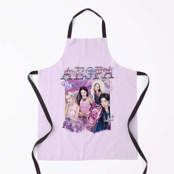 Item preview, Aespa Group Members Y2K Preppy Purple Collage Design designed and sold by HELL0WBELLO.