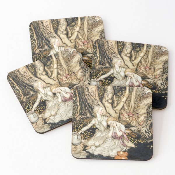 Item preview, El mercado de los duendes - Arthur Rackham designed and sold by forgottenbeauty.
