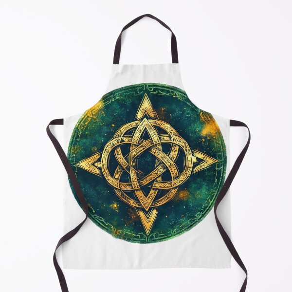 Item preview, Mystical Celtic Symbol Watercolor Art – Fantasy Starry Sky Design designed and sold by AnnDesignStudio.