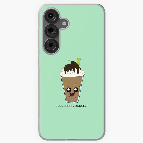 (Sprinkle Mint) Espresso Yourself Kawaii Cute Food Art Samsung Galaxy Soft Case