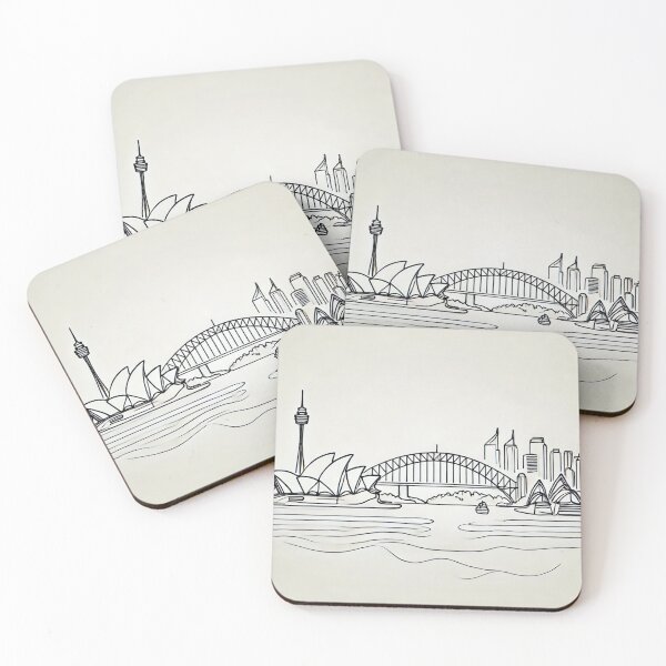 Item preview, Sydney skyline  designed and sold by VHSVIBES.