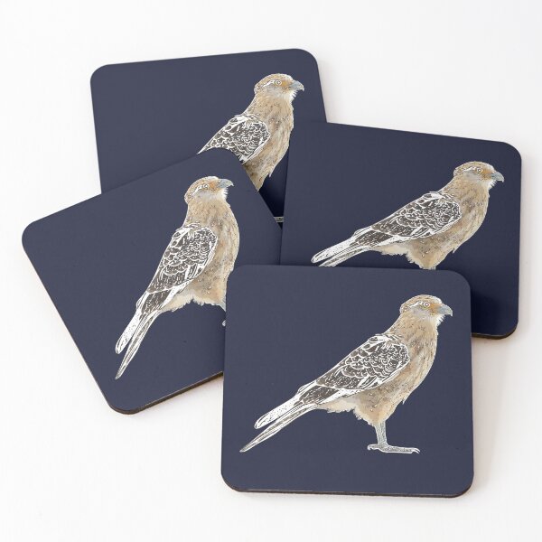 Item preview, Yellow-headed Caracara Perched White Alternate Design  designed and sold by designsasstultd.
