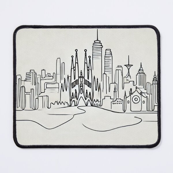 Item preview, Barcelona Slyline  designed and sold by VHSVIBES.