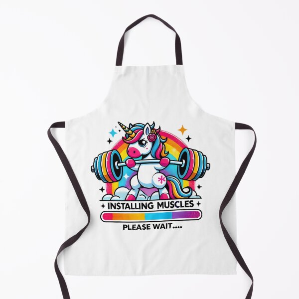 Item preview, Weightlifting Unicorn Rainbow Gym Design – Fitness and Magic Combined designed and sold by DrawHandArt.