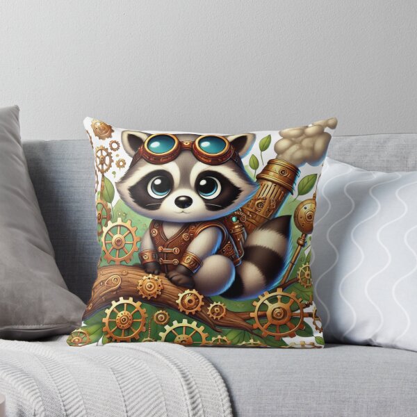 Item preview, Steampunk Raccoon designed and sold by Sillytoe.