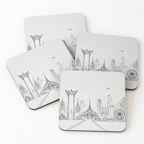 Item preview, Bangkok Skyline  designed and sold by VHSVIBES.