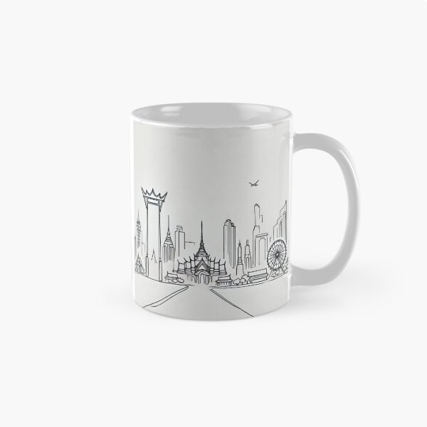 Artikelvorschau, Skyline von Bangkok entworfen und verkauft von VHSVIBES.