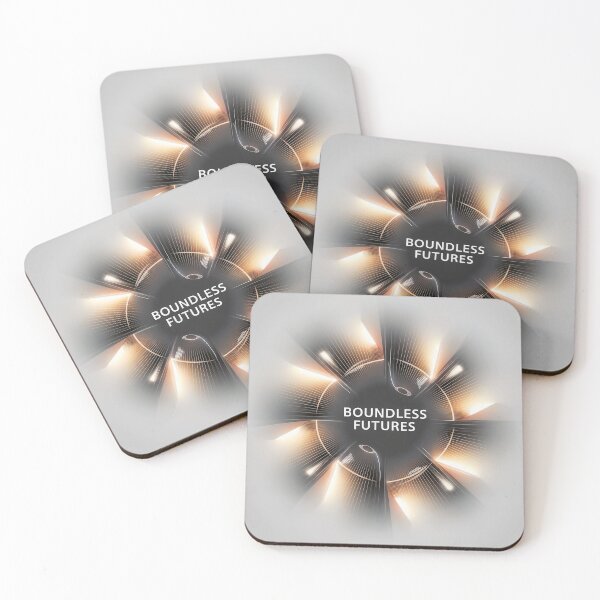 Item preview, Futuristic Circular Design with Radiant Light Beams and Bold Text designed and sold by Creative88Art.