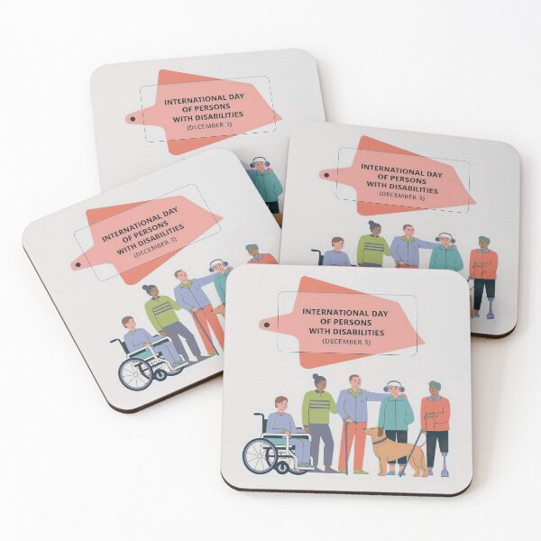 Item preview, Illustration of Individuals with Disabilities and Awareness Text designed and sold by Creative88Art.