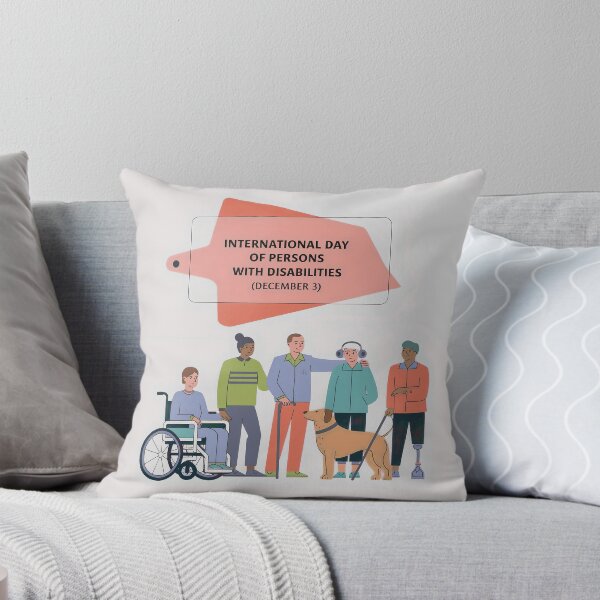 Item preview, Illustration of Individuals with Disabilities and Awareness Text designed and sold by Creative88Art.