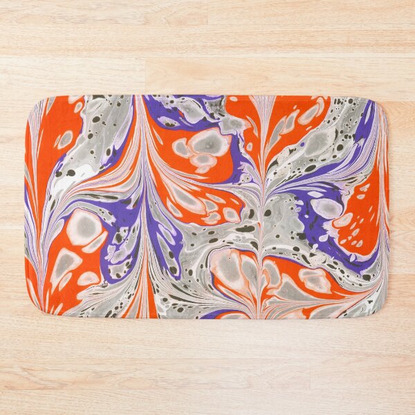 Item preview, Dynamic Marbled Tiger of Orange and Purple designed and sold by ColorStudio864.