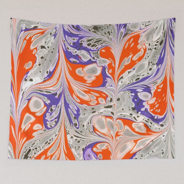 Item preview, Dynamic Marbled Tiger of Orange and Purple designed and sold by ColorStudio864.