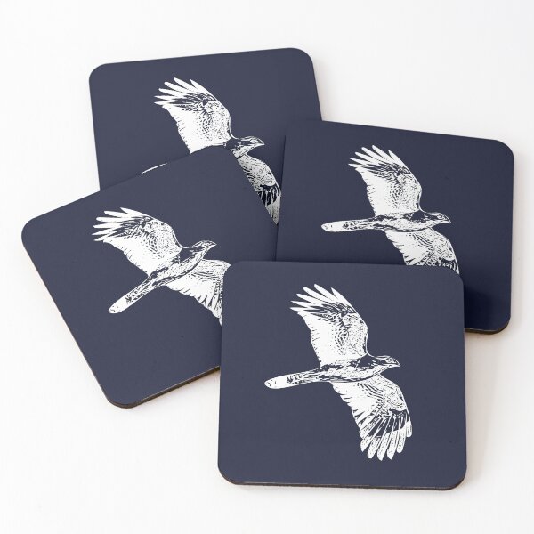 Item preview, Yellow-headed Caracara Flying White Design  designed and sold by designsasstultd.