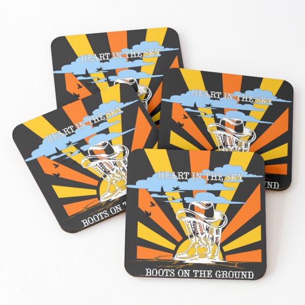 Item preview, Heart in the Sky, Boots on the Ground - Western Sunset designed and sold by mojorisintees.