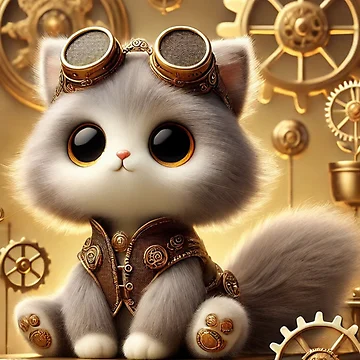 Artwork thumbnail, Steampunk Ragdoll by Sillytoe