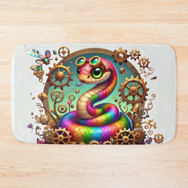 Item preview, Steampunk Rainbow Boa designed and sold by Sillytoe.