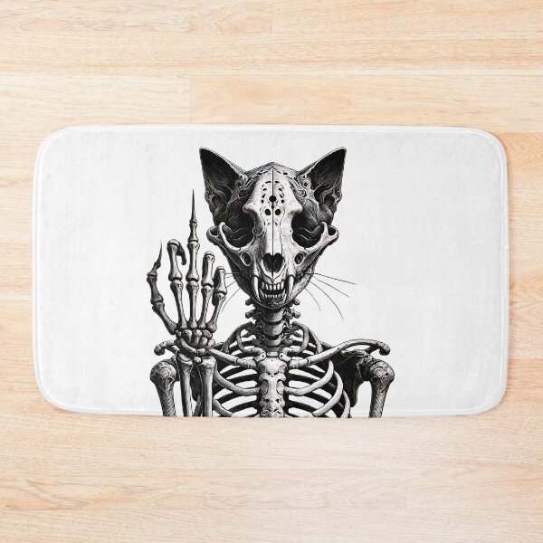 Item preview, Skeletal Kitten TSQ Macabre designed and sold by TSQ.
