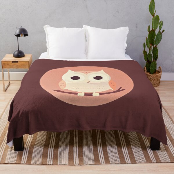 Item preview, Cute Barn Owl Minimalist Illustration designed and sold by EmiBarDesign.
