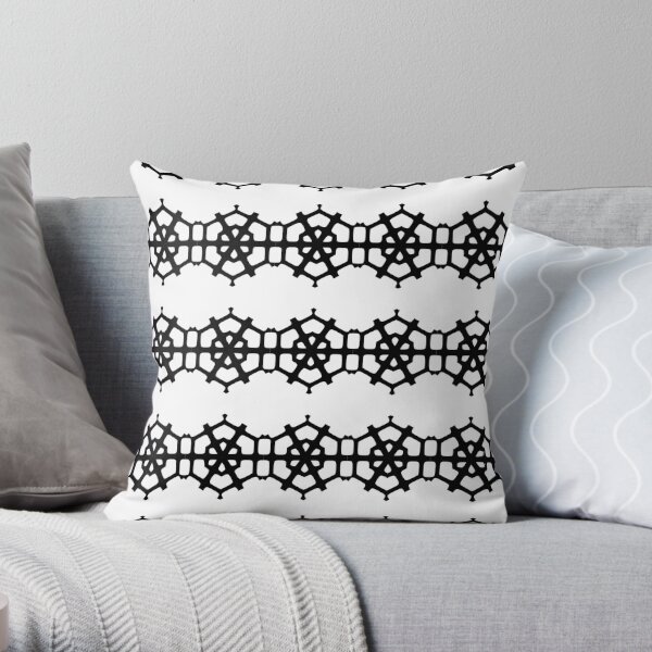 pattern, design, tracery, weave, decoration, motif, marking, ornament, ornamentation, #pattern, #design, #tracery, #weave, #decoration, #motif, #marking, #ornament, #ornamentation Throw Pillow