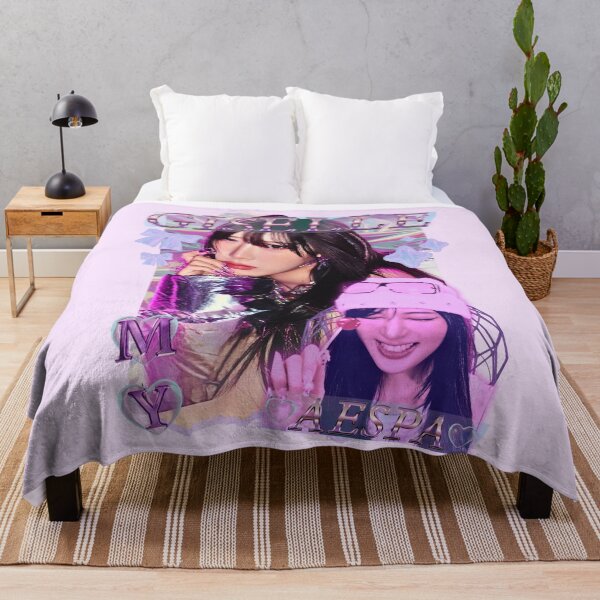 Item preview, Aespa Giselle Members Y2K Preppy Purple Collage Design designed and sold by HELL0WBELLO.