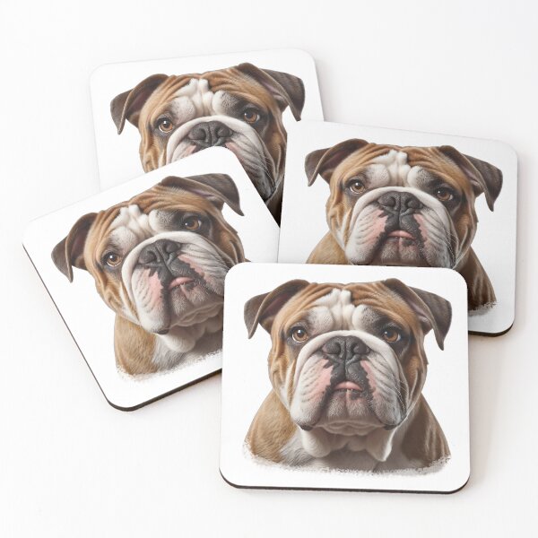 Item preview, BULLDOG LOVE portrait head designed and sold by GWTSHIRT.