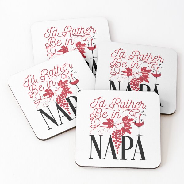 Item preview, I'd Rather Be in Napa California Wine Grapes designed and sold by jaygo.