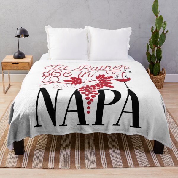Item preview, I'd Rather Be in Napa California Wine Grapes designed and sold by jaygo.