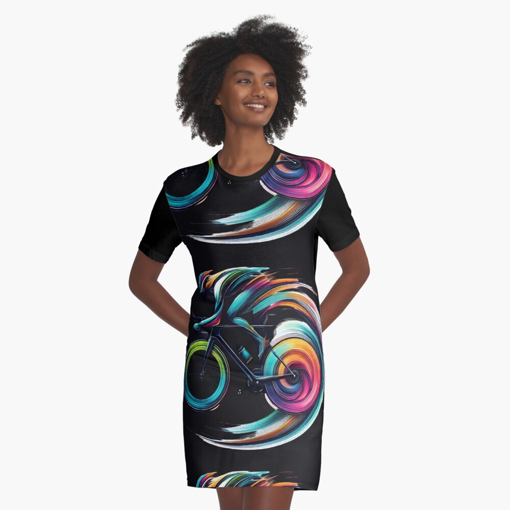 Item preview, Graphic T-Shirt Dress designed and sold by Desireehaz.
