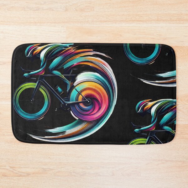 Item preview, Colorful Bicycle Motion - Artistic Cycling Graphic designed and sold by Desireehaz.