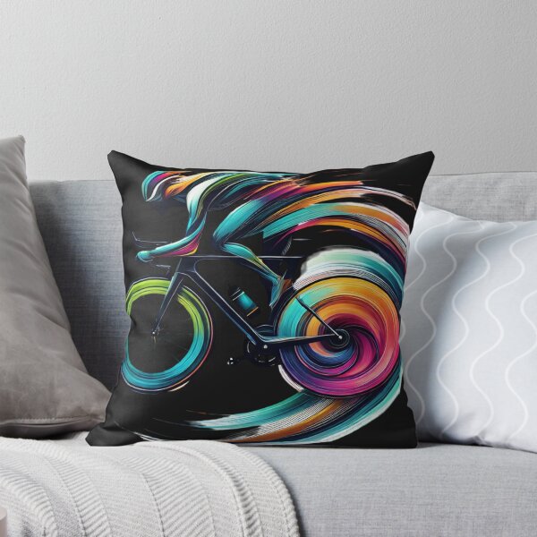 Item preview, Colorful Bicycle Motion - Artistic Cycling Graphic designed and sold by Desireehaz.