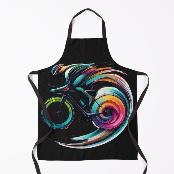 Item preview, Colorful Bicycle Motion - Artistic Cycling Graphic designed and sold by Desireehaz.