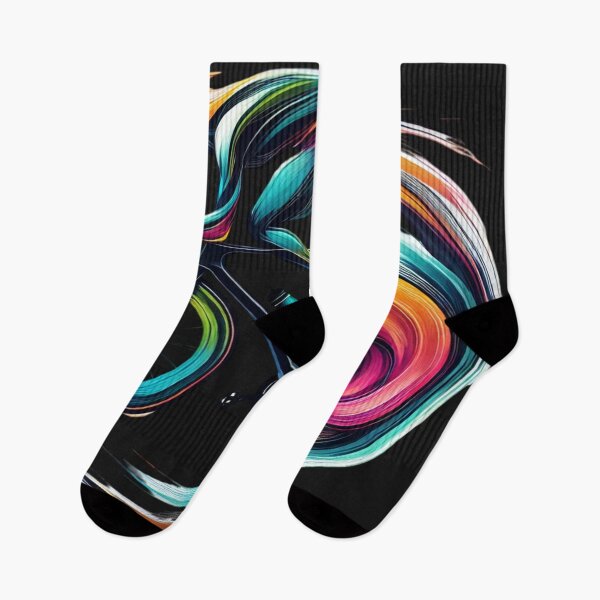 Item preview, Colorful Bicycle Motion - Artistic Cycling Graphic designed and sold by Desireehaz.